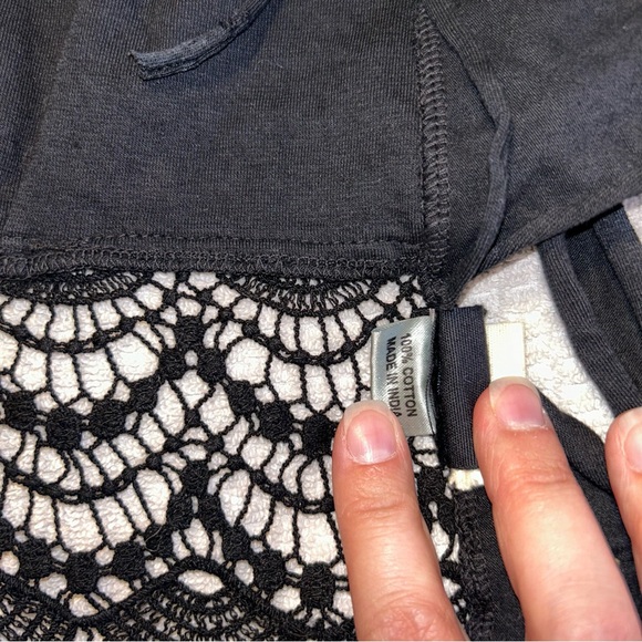 Bolli Imports festival Cut out lace Boho Shambhala backless halter top - Picture 12 of 12